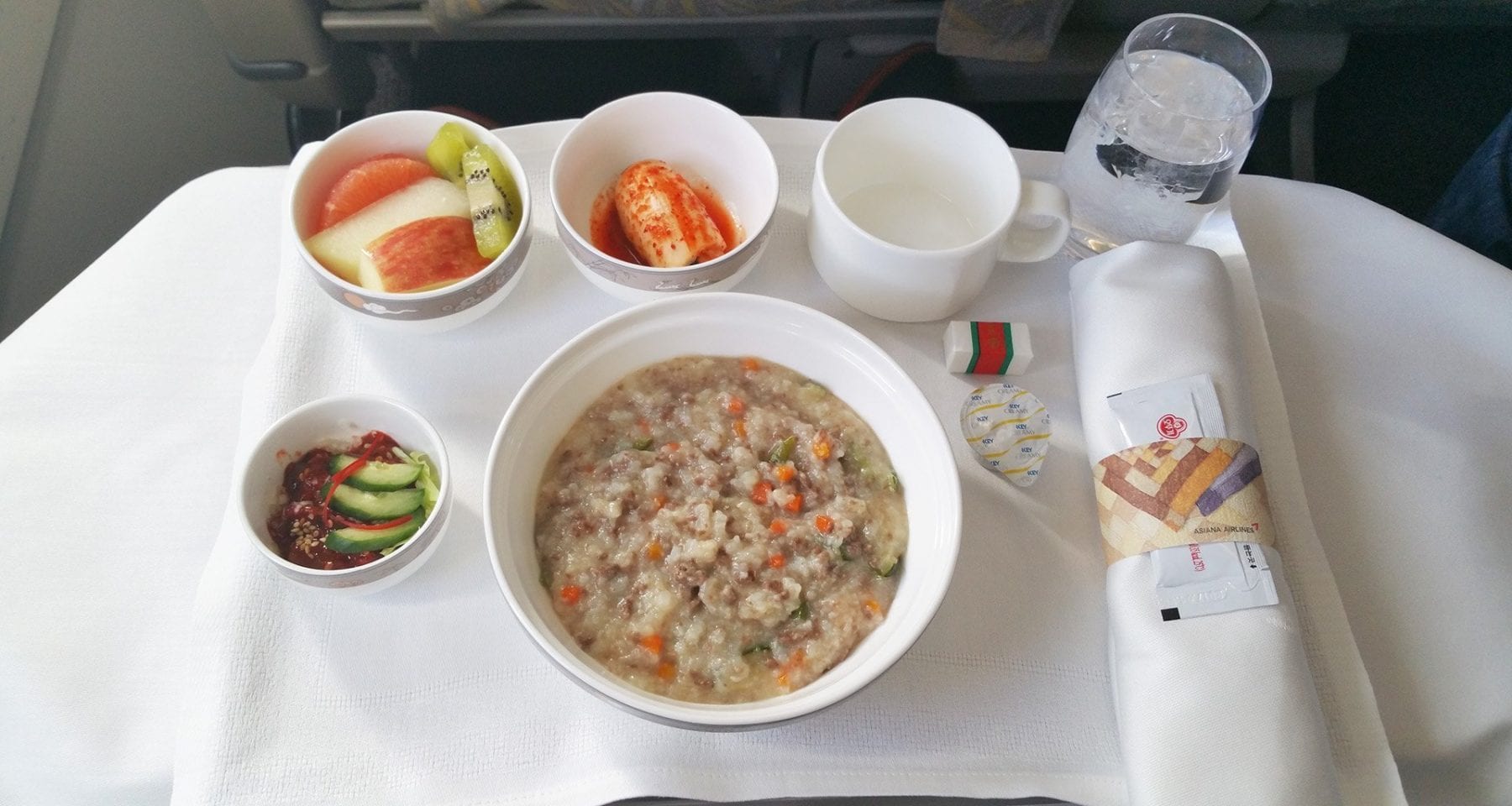 asiana inflight breakfast business class