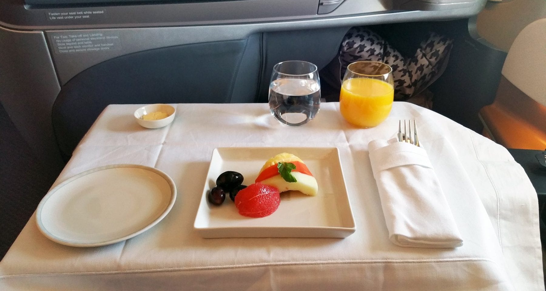 singapore airlines continental breakfast