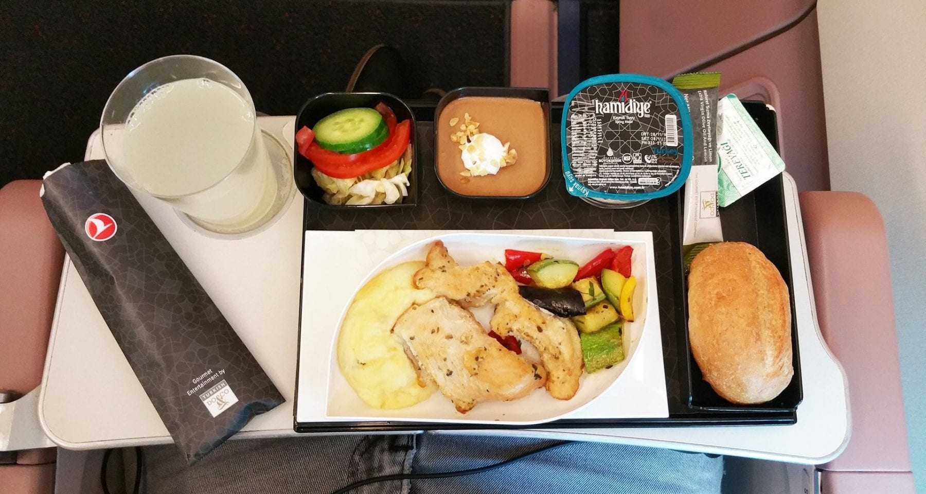 turkish airlines economy class meal