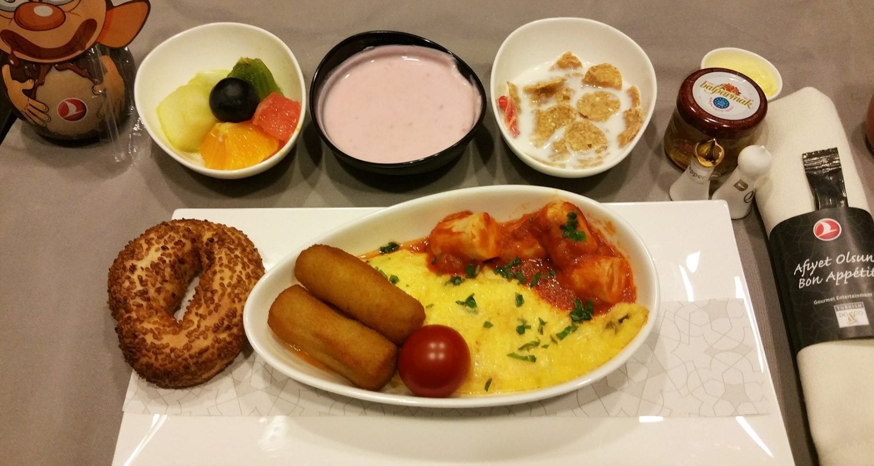 Turkish airlines kids meal breakfast business class