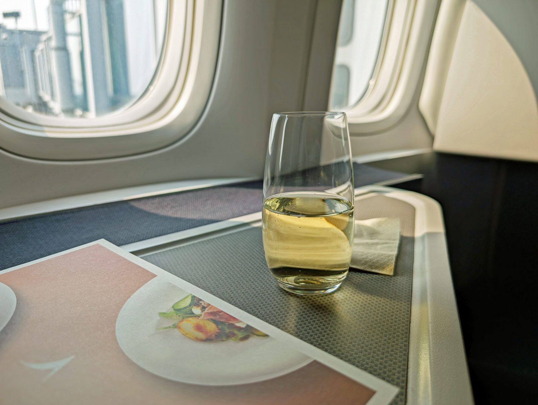 Cathay Pacific Pier Lounge Food Review + Business Class 2025